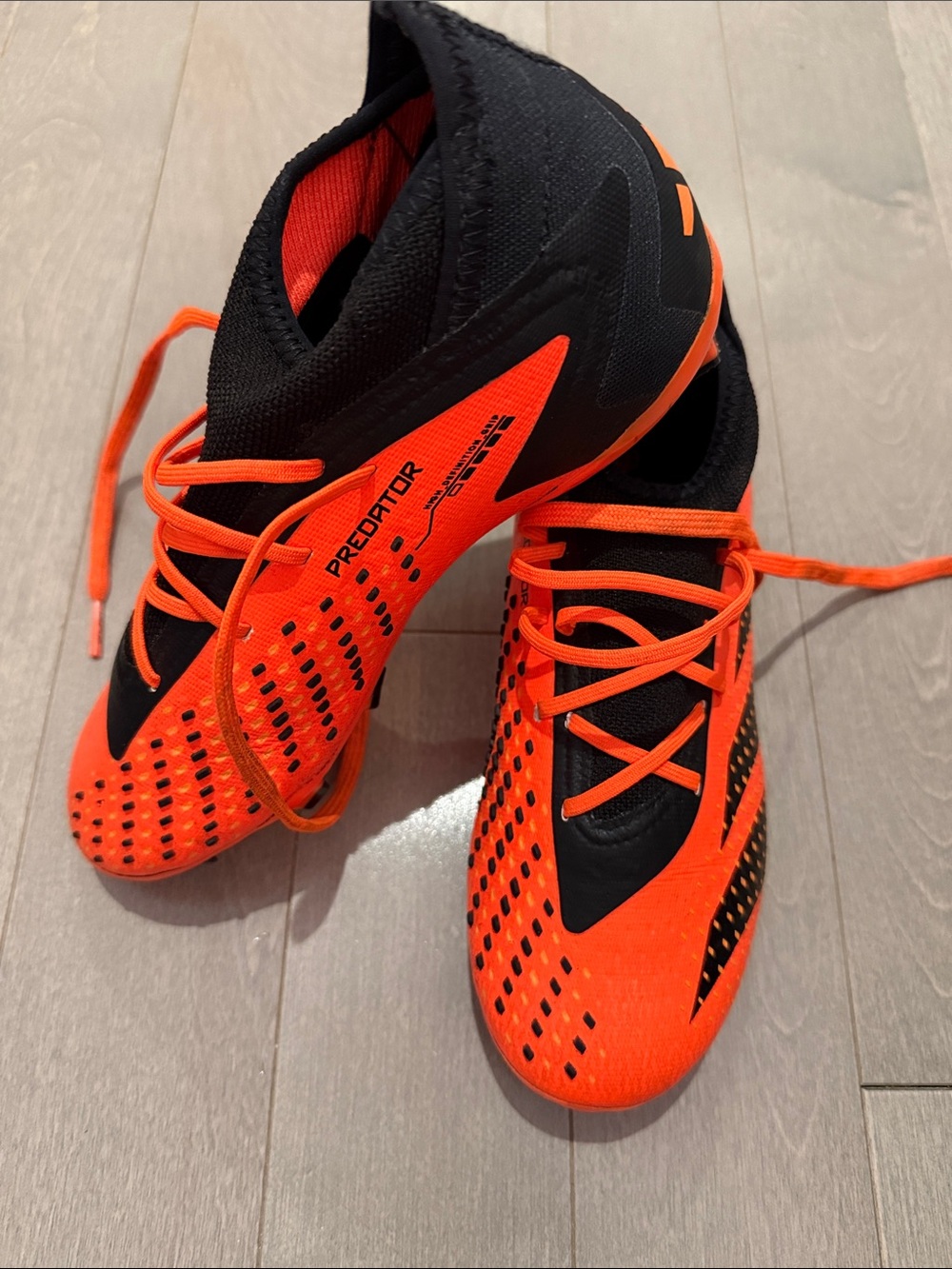 adidas Kids Predator Soccer Cleats - Orange & Black